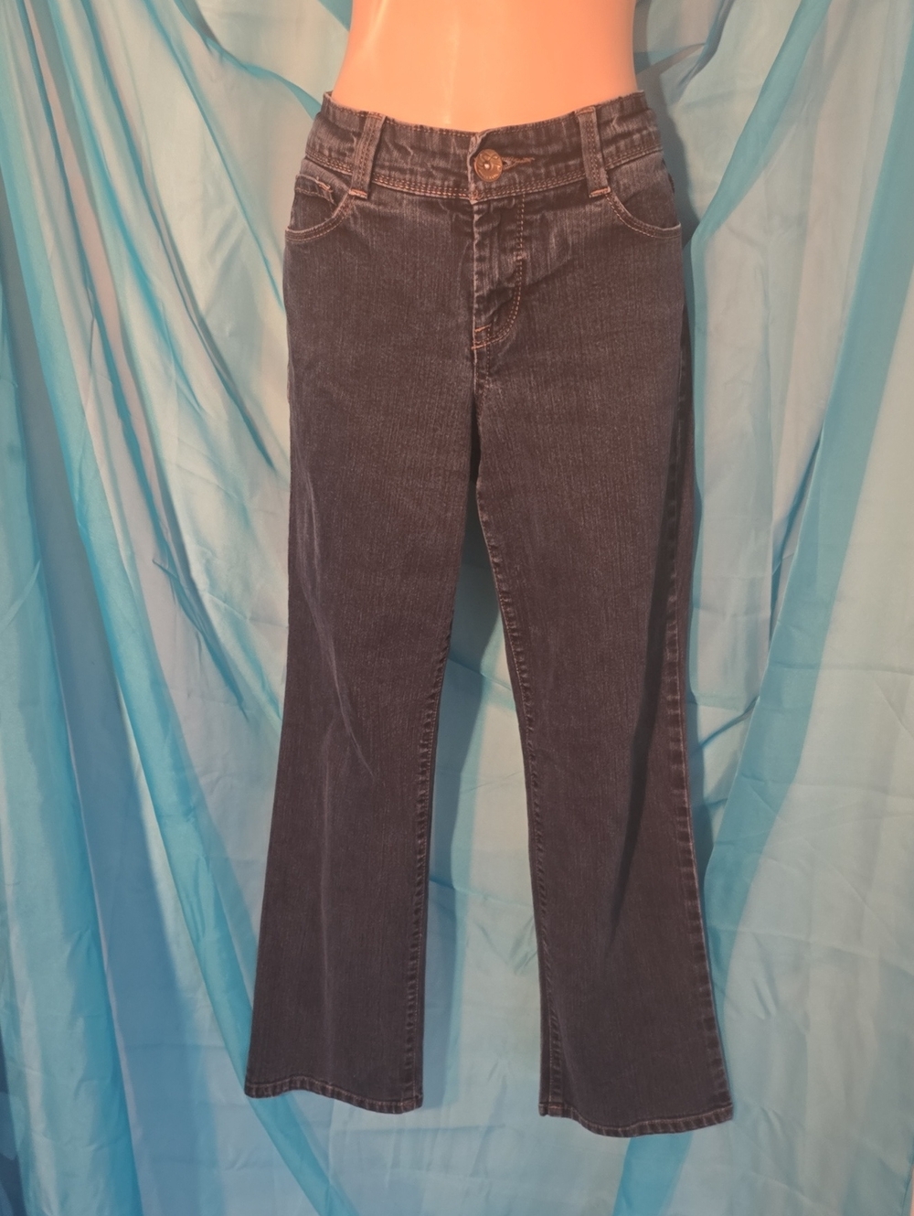 Style & Co. Petite Dark Wash Denim Jeans Stretch Size 8p